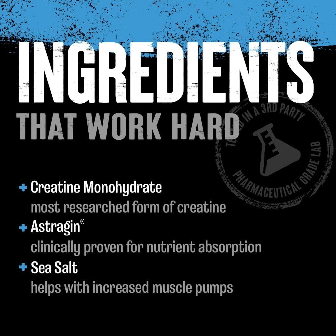 Animal Creatine Chews Tablets - Enhanced Creatine Monohydrate with AstraGin to Improve Absorption, Sea Salt for Added Pumps, Delicious and Convenient Chewable Tablets - Grape