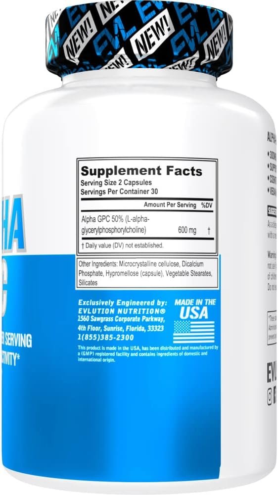 Evlution Nootropic Supplement and Daily Multivitamin for Men Nutrition VitaMode Men’s Multivitamin with Phytonutrient Complex and Alpha GPC 600 mg Nootropics Brain Support Supplement - 2 Pack