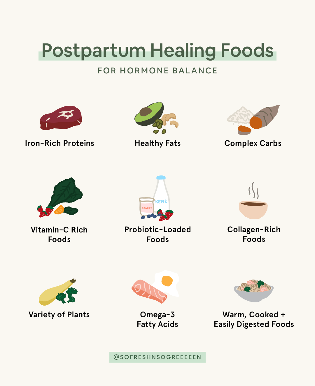 Healthy Food Choices for Postpartum Recovery