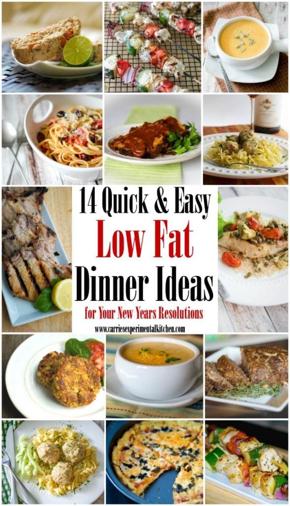 Healthy Low-Fat Diet Meal Ideas