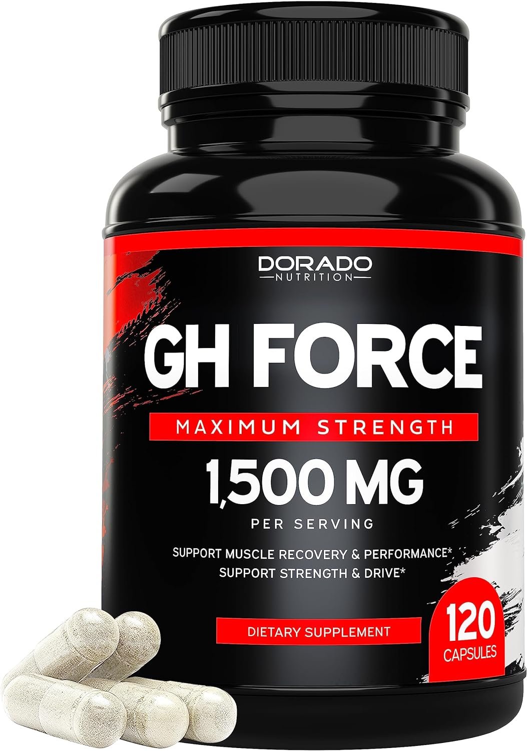 HGH Supplements for Men Women (120 Count) 1500mg Support Muscle Growth Healthy Levels of Human Growth Hormone for Men, Promote Healthy Muscle Recovery For Men Post Workout Supplement - USA Made