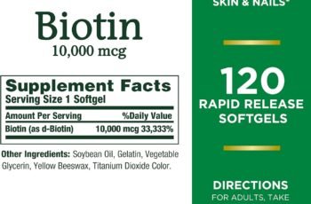 Nature’s Bounty Biotin Review