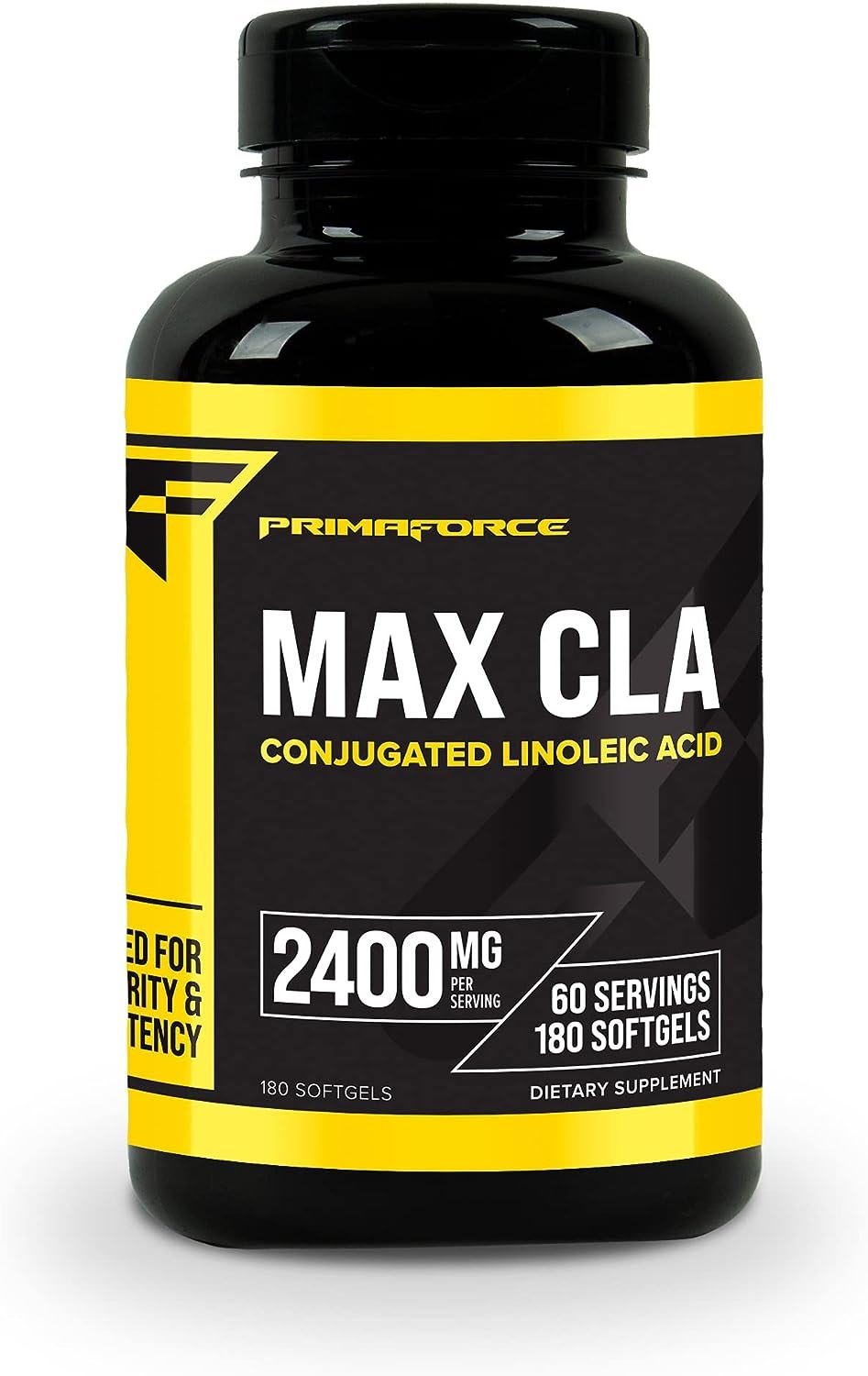 Primaforce CLA 2400 mg per Serving (180 softgels) Weight Management Supplement for Men and Women, Non-Stimulating, Non-GMO Gluten Free