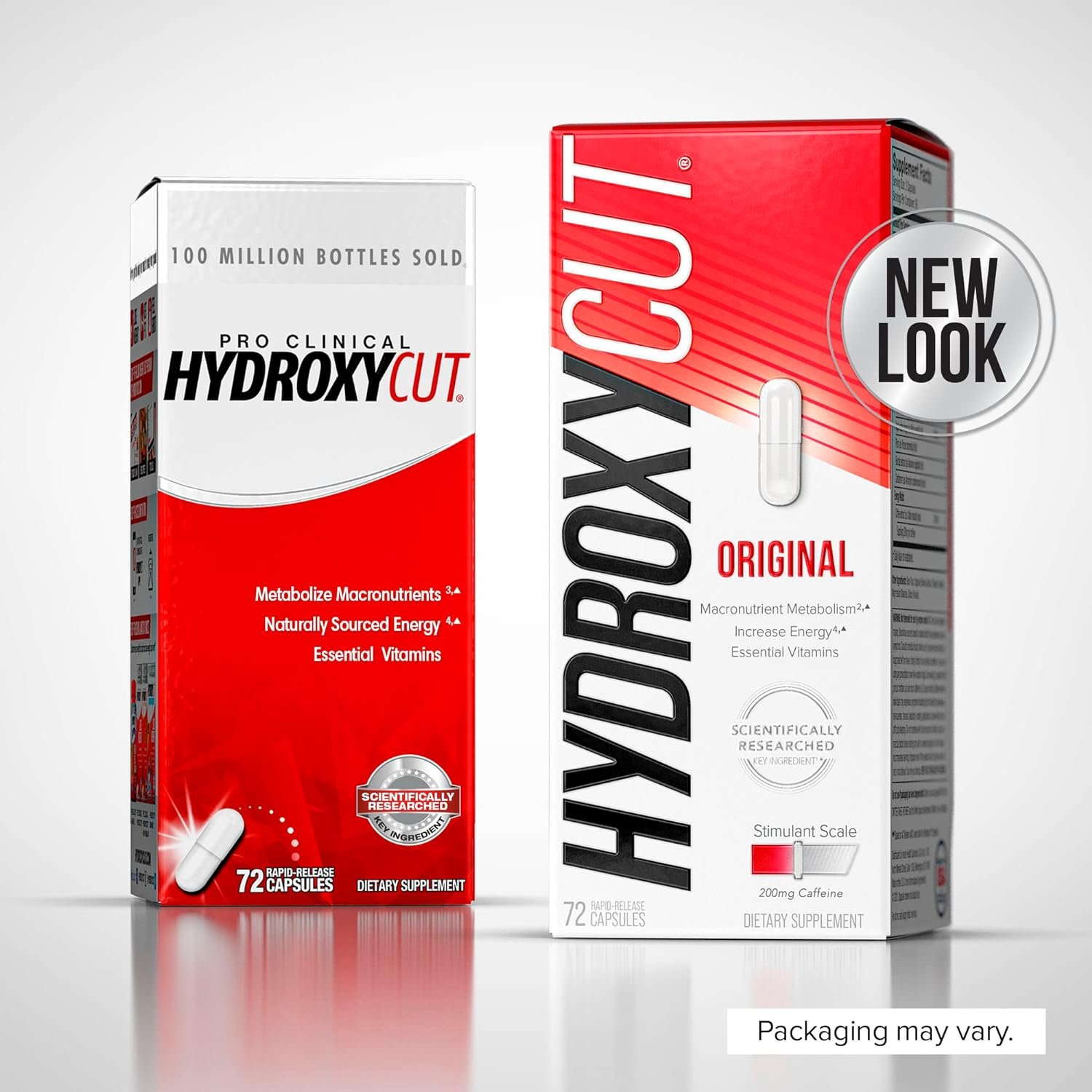 Weight Loss Pills for Women Men Hydroxycut Original Weight Loss Supplement Pills Metabolism Booster for Weight Loss Weightloss Energy Supplements, 72 Caps (Packaging May Vary)